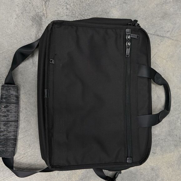 Tumi Alpha Expandable Briefcase Carry Laptop Bag Nylon Black 26160DH - Picture 9 of 15